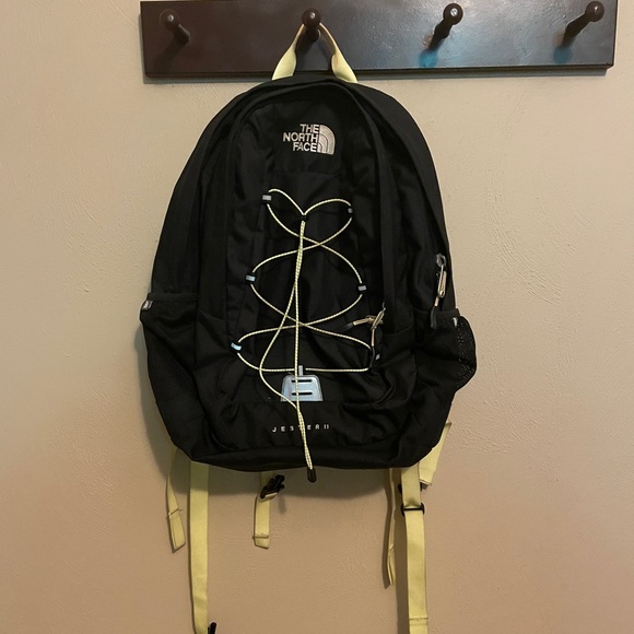 The North Face Other - The North Face Jester II Black and Lime Green/Yellow Backpack. Great Condition.